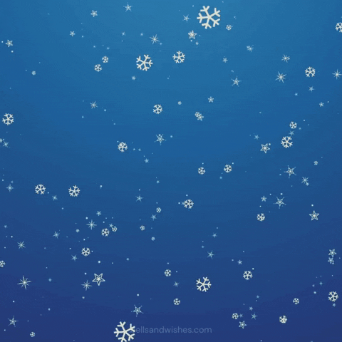 Christmas Snow GIF by Bells and Wishes