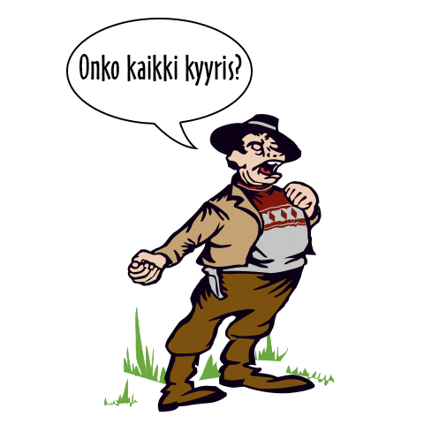 Onko Kaikki Kyyris Sticker by Härmän Liikenne