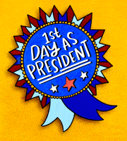 New Year President GIF by Sarah The Palmer