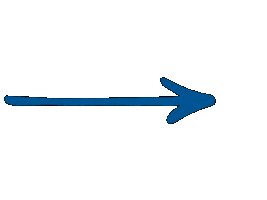 Blue Arrow Sticker by Brook Dorff