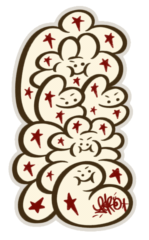 Graffiti Bubble Sticker