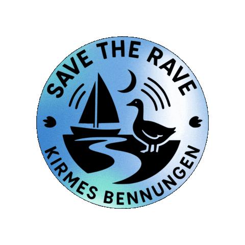 Logo Beach Sticker by Bennunger Karnval Club