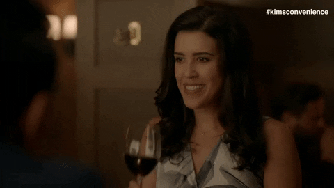 Awkward Wine GIF by Kim's Convenience - Find & Share on GIPHY