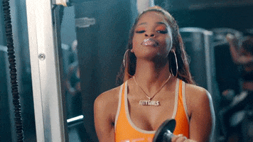 quality control lift weights GIF by City Girls