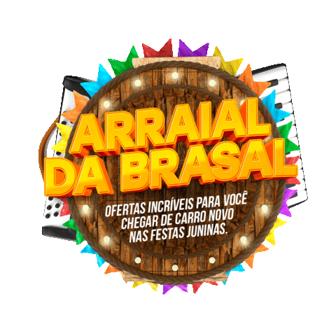 Arraial Sticker by brasal veiculos