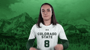 Volleyball GIF by Colorado State Rams
