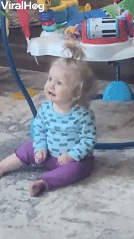 Baby Sister Confused By Clarinet GIF by ViralHog