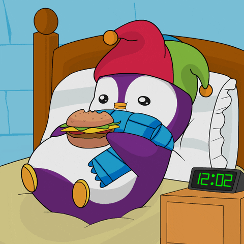 Hungry Late Night GIF by Pudgy Penguins