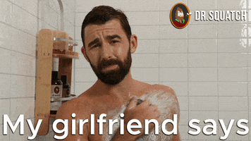 My Girlfriend Cake GIF by DrSquatchSoapCo