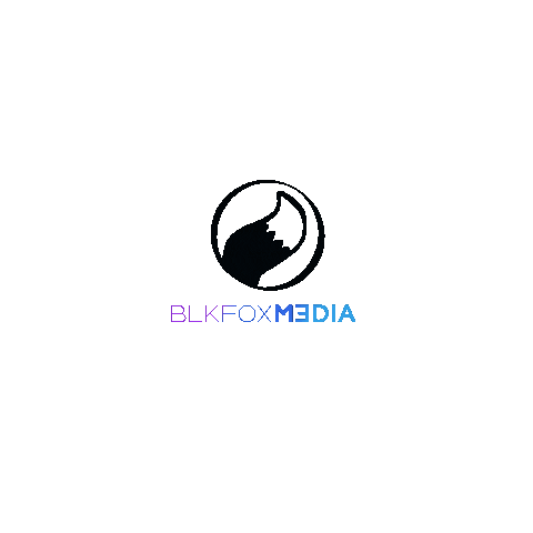 Blk Fox Media Sticker