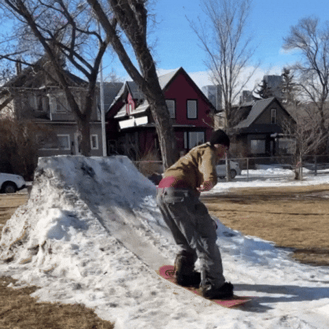 Snowboarding GIF