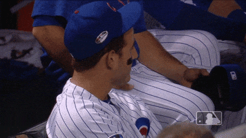 Chicago Cubs Flirt GIF by MLB