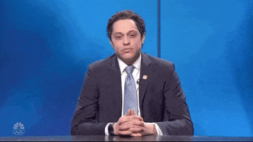 I Dont Know Pete Davidson GIF by Saturday Night Live