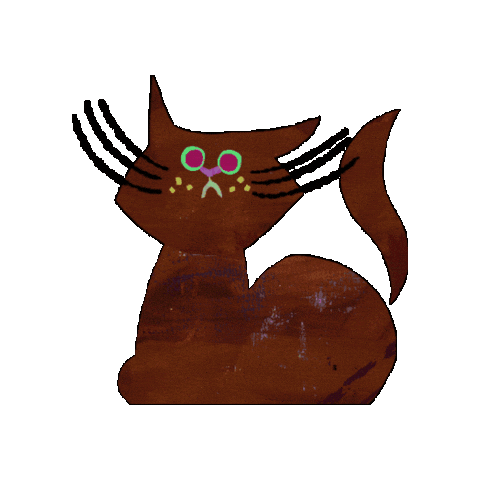 Cat ねこ Sticker