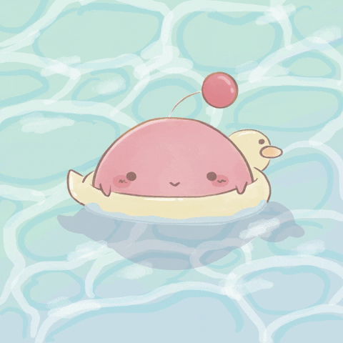 Floating Rubber Duck GIF