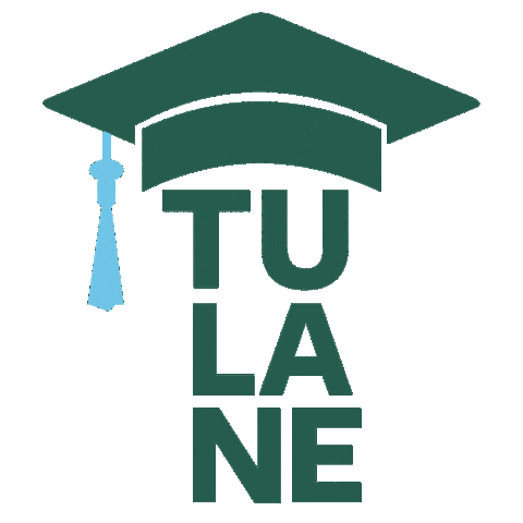 Graduation Commencement Sticker by Tulane University