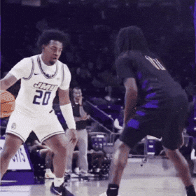 Basketball Crossover GIF by JMUDukes