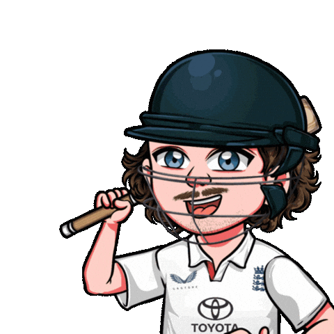 England Cricket Hello Sticker by Luke Westen