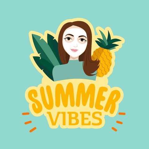 Summer Face GIF by The Beauty Mask Company®