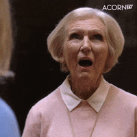 Mary Berry Reaction GIF by Acorn TV