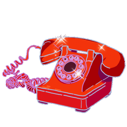 Telephone Sticker by Kississippi