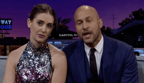 angry alison brie GIF by The Late Late Show with James Corden