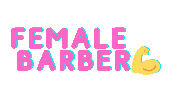 Lady Barber Sticker by Supreme Trimmer