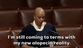 Ayanna Pressley Alopecia GIF by GIPHY News