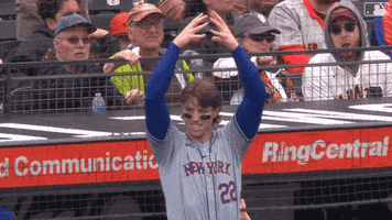Celebration Baseball GIF by New York Mets