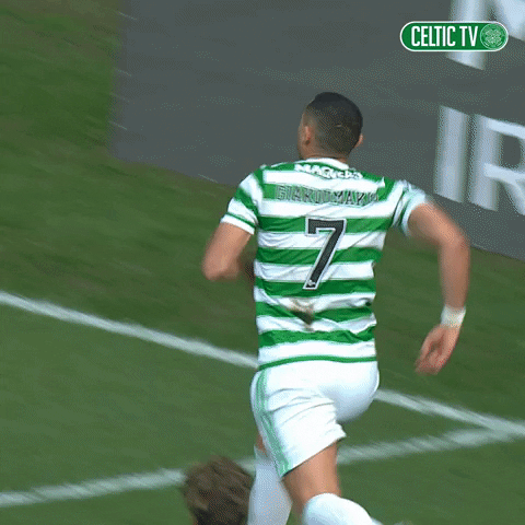 Sliding Celtic Fc GIF by Celtic Football Club