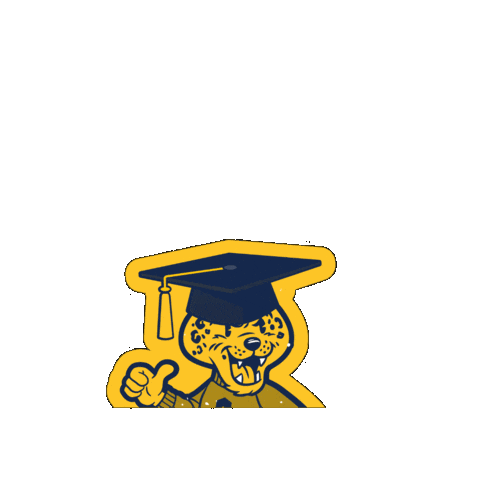 Graduation Jaguar Sticker by South Texas College