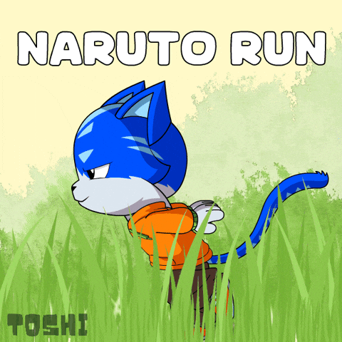 Go Go Go Running GIF by Toshithecat