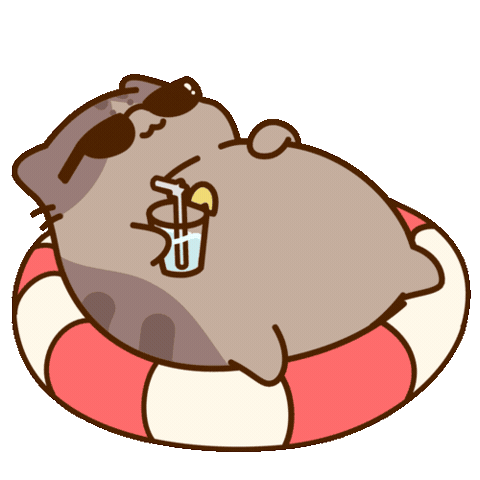 Relaxing Good Vibes Sticker by Bichi Mao