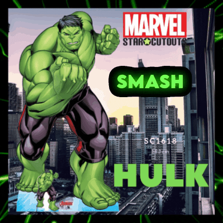 Hulk Smash Marvel GIF by STARCUTOUTSUK