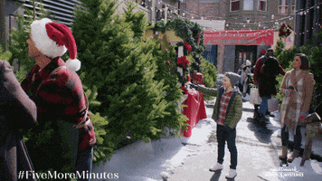 Christmas Tree Santa GIF by Hallmark Mystery