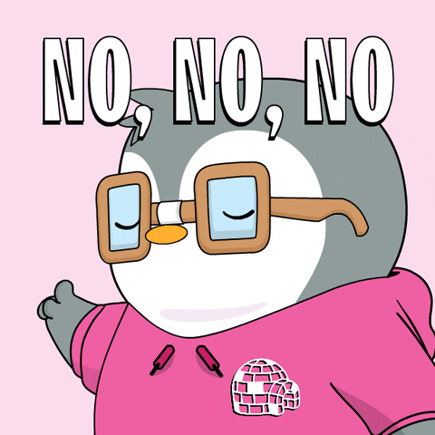 No Way Smh GIF by Pudgy Penguins