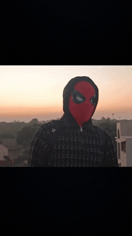 Spiderman Masked Man GIF