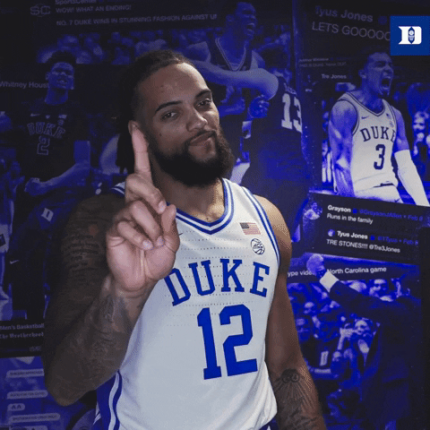 Duke University Sport GIF by Duke Men's Basketball