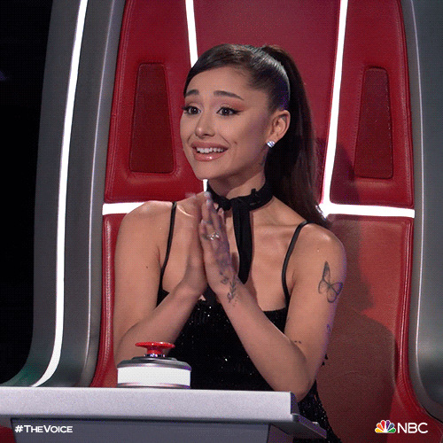 Ariana Grande Reaction GIF by The Voice Find & Share on GIPHY