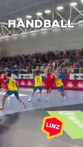 Handball Wow GIF by Linz News