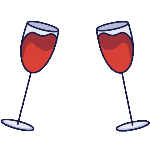 Celebrating New Year Sticker