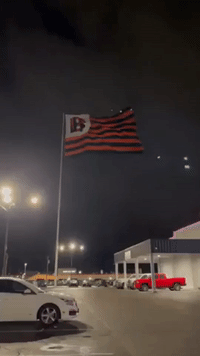 'Biggest Bengals Flag in Ohio' Flies Ahead of Super Bowl Weekend