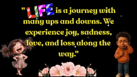LIFE is a journey