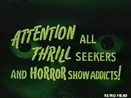 Classic Movies Horror GIF by RETRO-FIEND