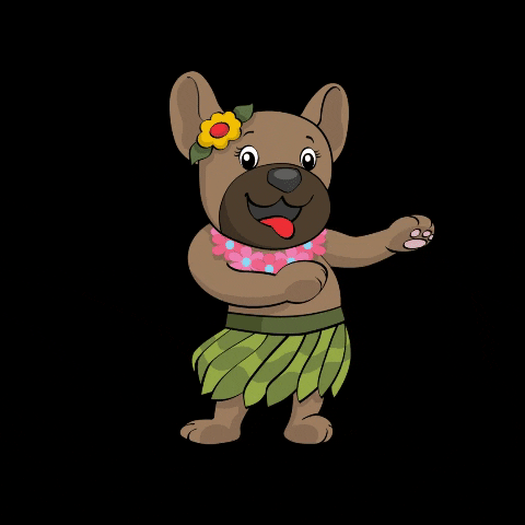 hula hula havaiana GIF by Fazendinha da Zelda