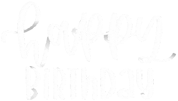 Happy Birthday Sticker