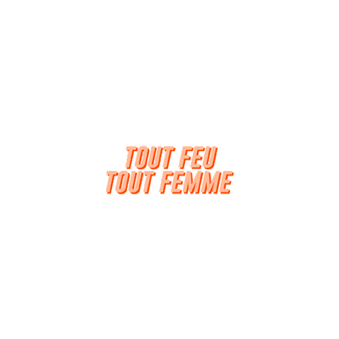 Fire Woman Sticker by Septem Paris