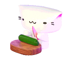 Cat Love Sticker by Cindy Suen