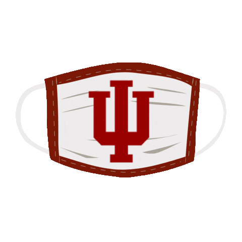 Indiana Hoosiers Mask Sticker by Indiana University Bloomington
