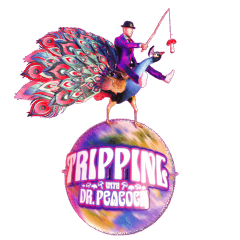 Dr Peacock Hardcore Sticker by DVTD MGMT